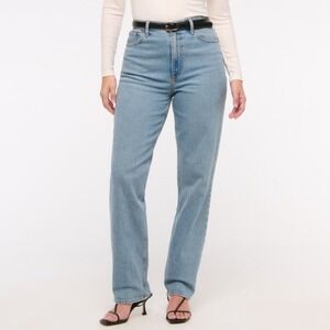 Abercrombie & Fitch‎ Curve Love The 90's Straight Ultra High Rise Size 28/6r